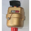 brass body volumetric water meter measurement through the pipeline